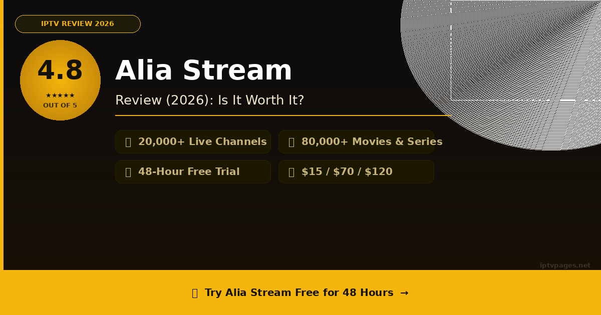 Alia Stream Review 2026