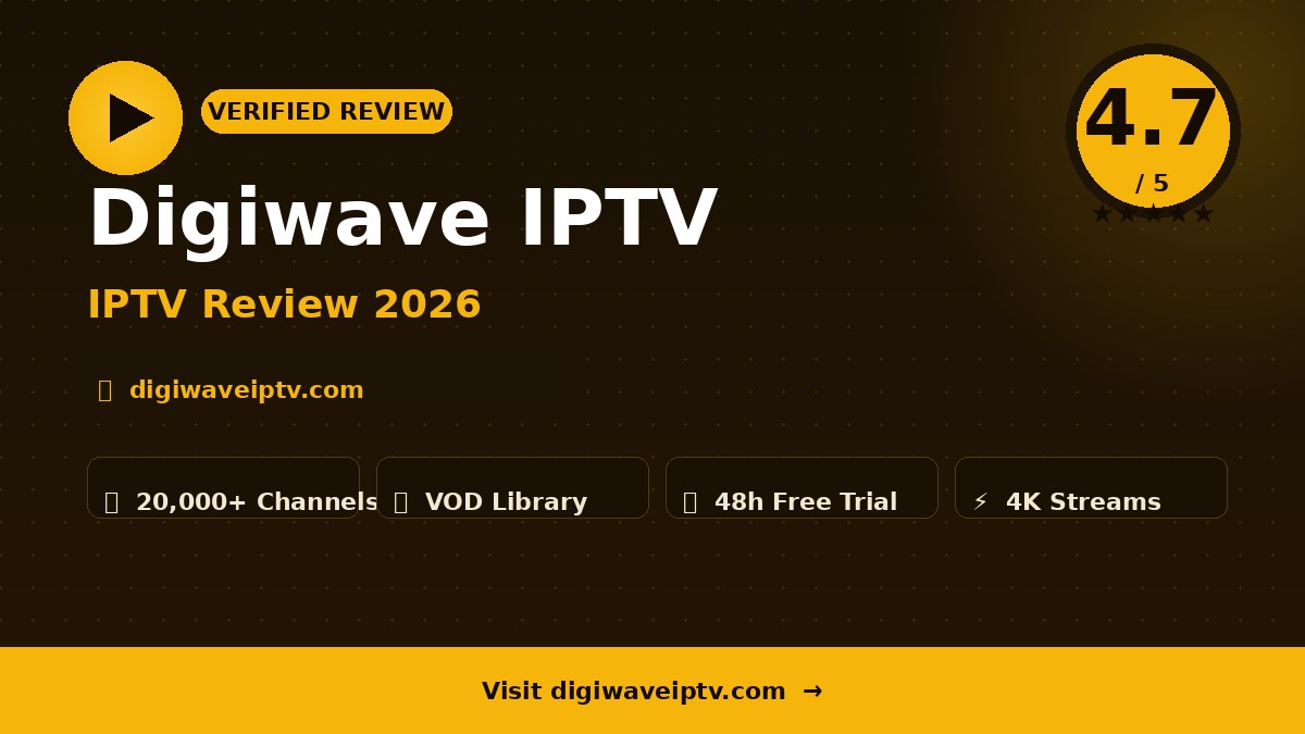 Digiwave IPTV Review 2026