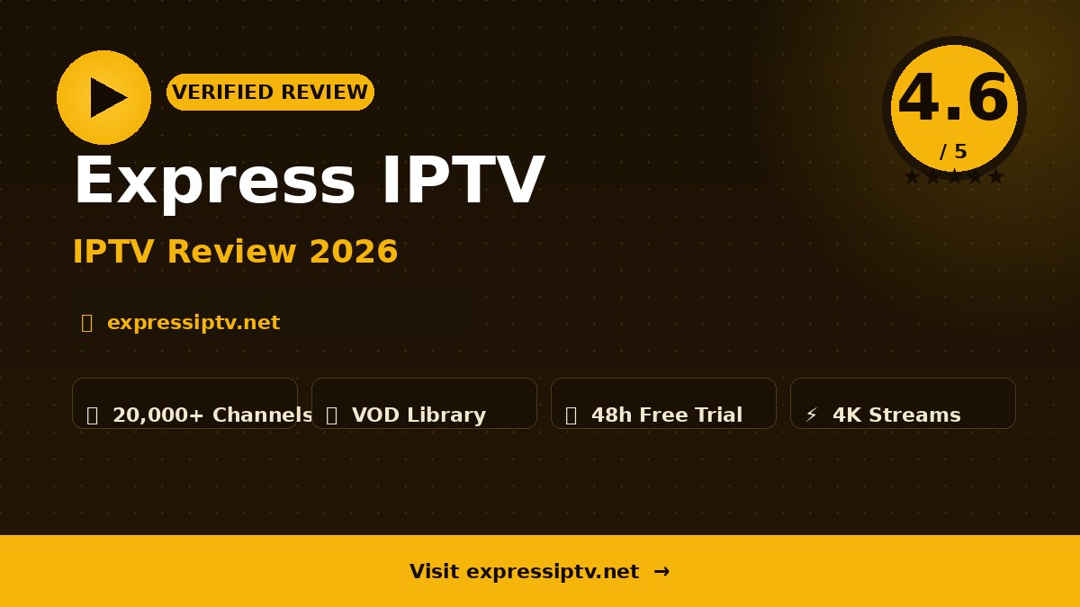 Express IPTV Review 2026