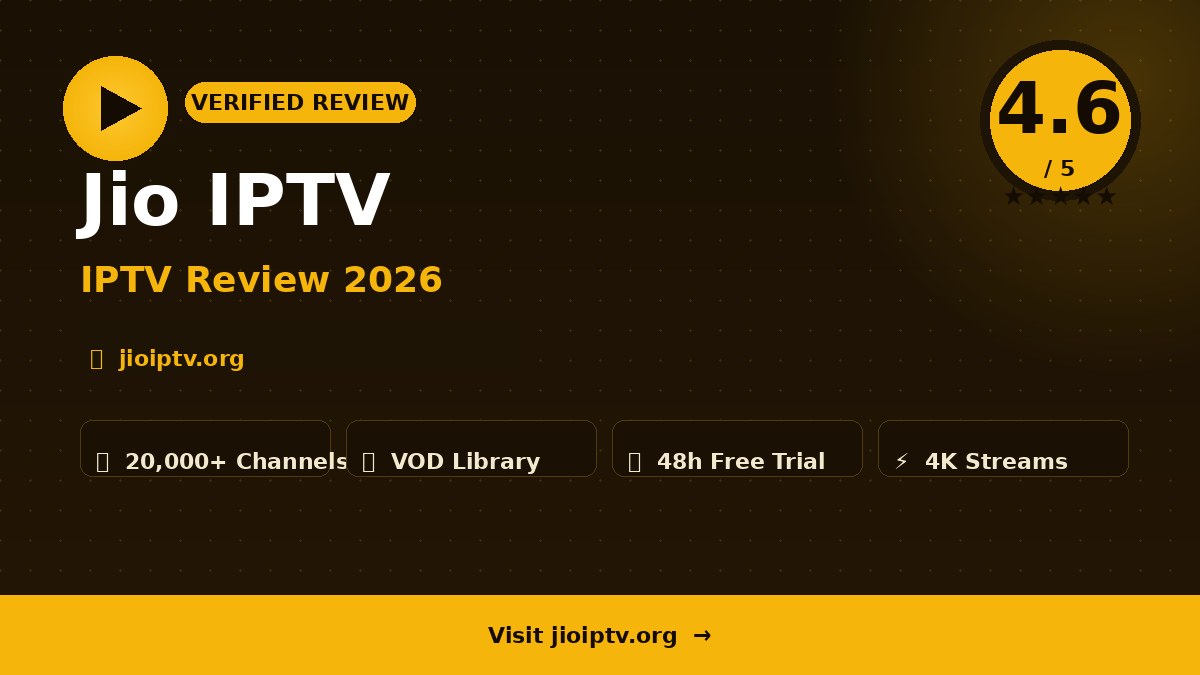 Jio IPTV Review 2026
