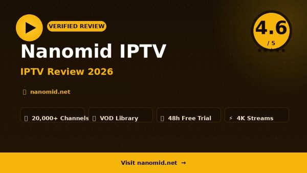 Nanomid IPTV Review (2026): Is It Worth It?