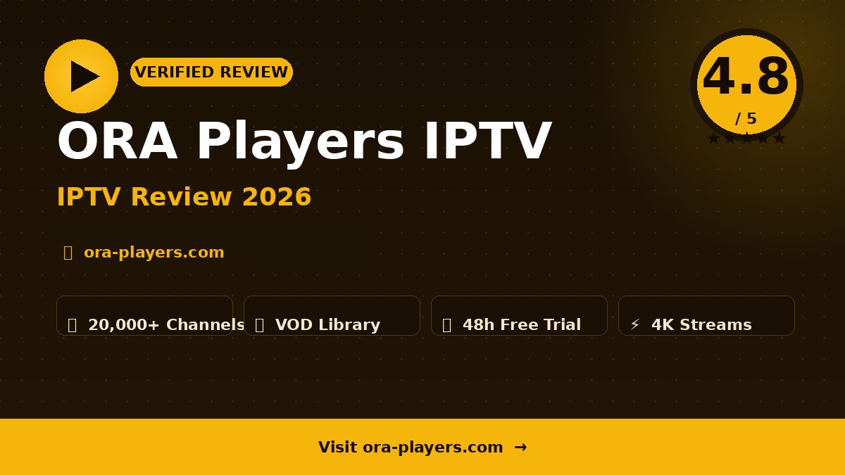 ORA Players IPTV Review 2026
