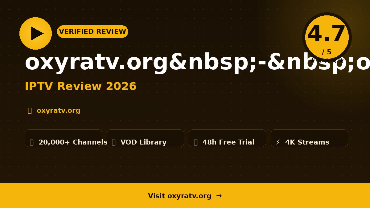 oxyratv.org&nbsp;-&nbsp;oxyratv Resources and Information. Review 2026