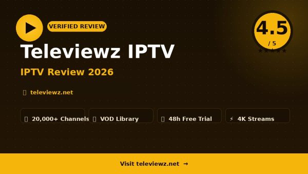 Televiewz IPTV Review (2026): Is It Worth It?