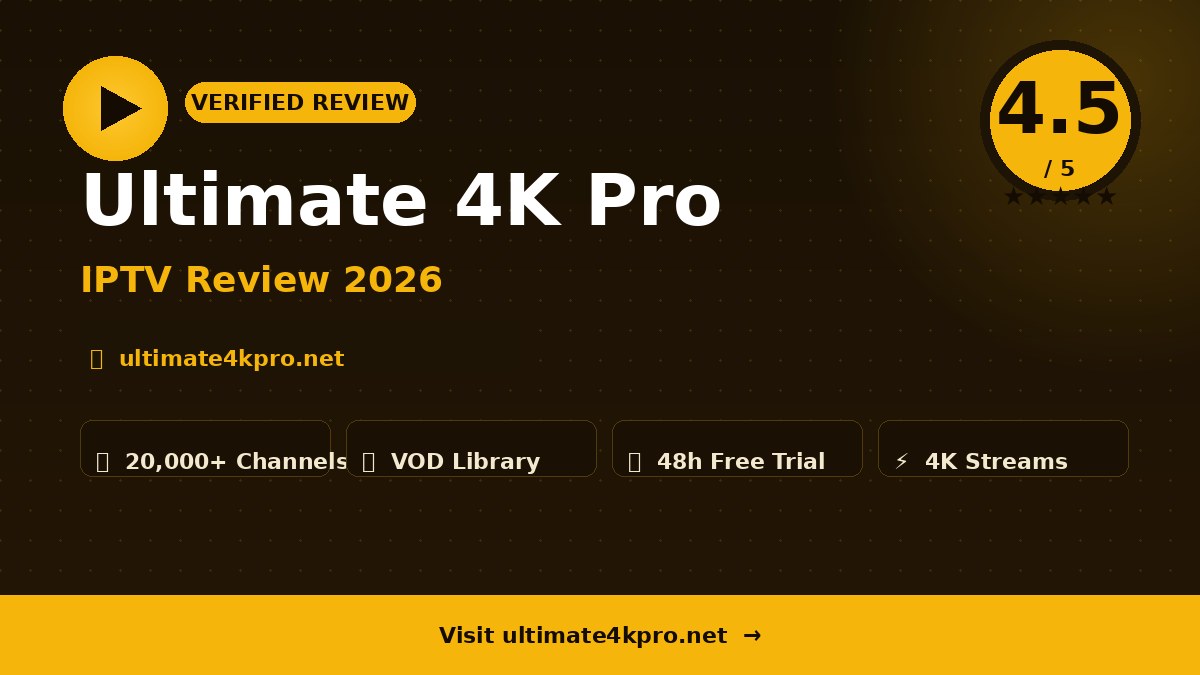 Ultimate 4K Pro Review 2026