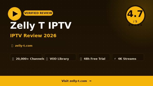 Zelly T IPTV Review (2026): Is It Worth It?