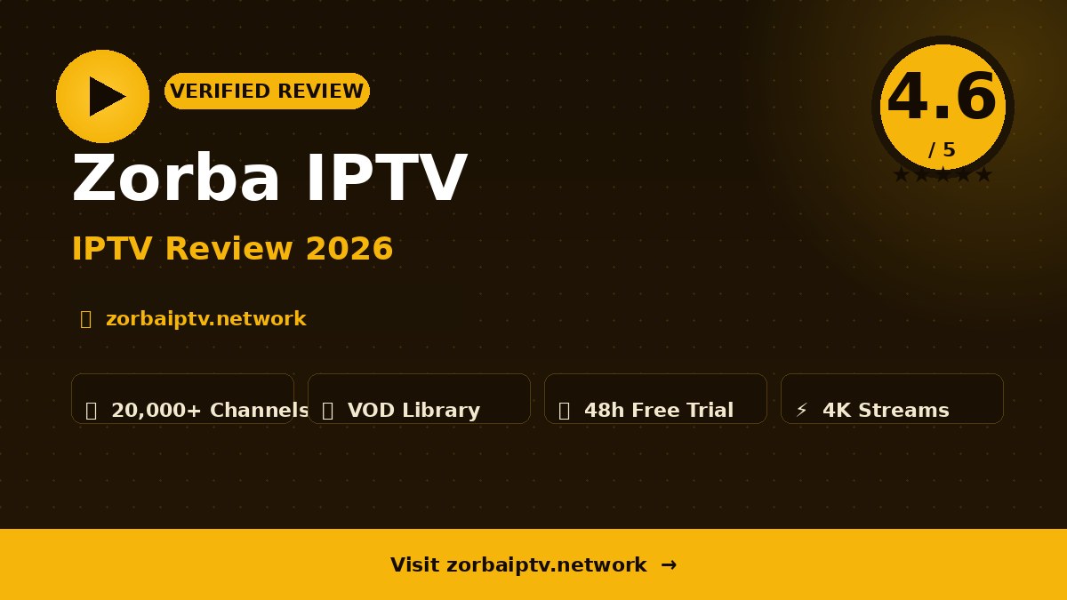 Zorba IPTV Review 2026